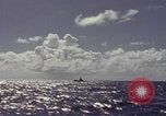Image of bow of submarine underway Pacific Ocean, 1977, second 7 stock footage video 65675076051