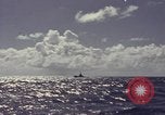 Image of bow of submarine underway Pacific Ocean, 1977, second 8 stock footage video 65675076051