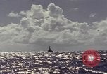 Image of bow of submarine underway Pacific Ocean, 1977, second 21 stock footage video 65675076051