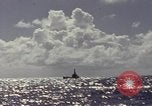 Image of bow of submarine underway Pacific Ocean, 1977, second 22 stock footage video 65675076051