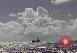 Image of bow of submarine underway Pacific Ocean, 1977, second 23 stock footage video 65675076051