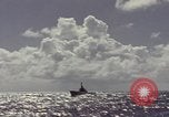 Image of bow of submarine underway Pacific Ocean, 1977, second 25 stock footage video 65675076051
