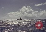 Image of bow of submarine underway Pacific Ocean, 1977, second 30 stock footage video 65675076051