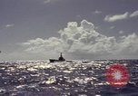 Image of bow of submarine underway Pacific Ocean, 1977, second 31 stock footage video 65675076051