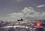 Image of bow of submarine underway Pacific Ocean, 1977, second 33 stock footage video 65675076051