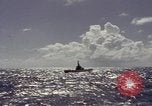 Image of bow of submarine underway Pacific Ocean, 1977, second 35 stock footage video 65675076051