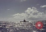 Image of bow of submarine underway Pacific Ocean, 1977, second 36 stock footage video 65675076051