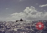 Image of bow of submarine underway Pacific Ocean, 1977, second 40 stock footage video 65675076051