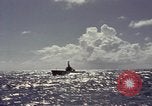 Image of bow of submarine underway Pacific Ocean, 1977, second 42 stock footage video 65675076051