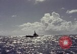 Image of bow of submarine underway Pacific Ocean, 1977, second 43 stock footage video 65675076051