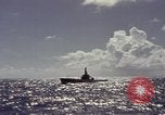 Image of bow of submarine underway Pacific Ocean, 1977, second 49 stock footage video 65675076051