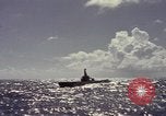 Image of bow of submarine underway Pacific Ocean, 1977, second 51 stock footage video 65675076051