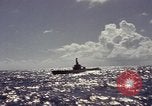 Image of bow of submarine underway Pacific Ocean, 1977, second 52 stock footage video 65675076051