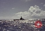 Image of bow of submarine underway Pacific Ocean, 1977, second 53 stock footage video 65675076051
