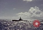 Image of bow of submarine underway Pacific Ocean, 1977, second 55 stock footage video 65675076051