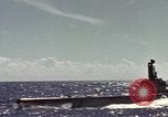 Image of bow of submarine underway Pacific Ocean, 1977, second 58 stock footage video 65675076051