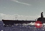 Image of bow of submarine underway Pacific Ocean, 1977, second 60 stock footage video 65675076051
