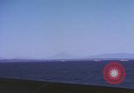 Image of Japanese warships maneuver during World War 2 Tokyo Bay Japan, 1945, second 5 stock footage video 65675076064