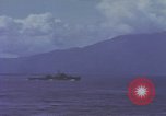 Image of Japanese warships maneuver during World War 2 Tokyo Bay Japan, 1945, second 22 stock footage video 65675076064