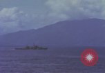 Image of Japanese warships maneuver during World War 2 Tokyo Bay Japan, 1945, second 23 stock footage video 65675076064