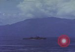 Image of Japanese warships maneuver during World War 2 Tokyo Bay Japan, 1945, second 26 stock footage video 65675076064