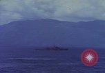 Image of Japanese warships maneuver during World War 2 Tokyo Bay Japan, 1945, second 28 stock footage video 65675076064