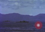 Image of Japanese warships maneuver during World War 2 Tokyo Bay Japan, 1945, second 37 stock footage video 65675076064