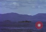 Image of Japanese warships maneuver during World War 2 Tokyo Bay Japan, 1945, second 38 stock footage video 65675076064