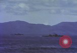 Image of Japanese warships maneuver during World War 2 Tokyo Bay Japan, 1945, second 40 stock footage video 65675076064