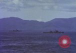 Image of Japanese warships maneuver during World War 2 Tokyo Bay Japan, 1945, second 41 stock footage video 65675076064