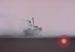 Image of Japanese sampan Pacific Ocean, 1945, second 37 stock footage video 65675076072