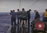 Image of USS Cod rescuing sailors from dutch submarine, O-19 Pacific Ocean, 1945, second 25 stock footage video 65675076084