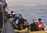 Image of USS Cod rescues crew of Dutch submarine in South China Sea Spratly Islands, 1945, second 7 stock footage video 65675076086
