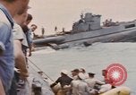 Image of USS Cod rescues crew of Dutch submarine in South China Sea Spratly Islands, 1945, second 44 stock footage video 65675076086