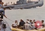 Image of USS Cod rescues crew of Dutch submarine in South China Sea Spratly Islands, 1945, second 47 stock footage video 65675076086