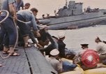 Image of USS Cod rescues crew of Dutch submarine in South China Sea Spratly Islands, 1945, second 56 stock footage video 65675076086