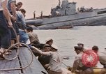 Image of USS Cod rescues crew of Dutch submarine in South China Sea Spratly Islands, 1945, second 59 stock footage video 65675076086