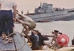 Image of USS Cod rescues crew of Dutch submarine in South China Sea Spratly Islands, 1945, second 62 stock footage video 65675076086