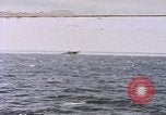 Image of USS Cod (SS-224) fires at Dutch submarine, O-19, to scuttle her Spratly Islands, 1945, second 1 stock footage video 65675076089
