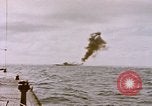 Image of USS Cod (SS-224) fires at Dutch submarine, O-19, to scuttle her Spratly Islands, 1945, second 8 stock footage video 65675076089