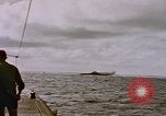 Image of USS Cod (SS-224) fires at Dutch submarine, O-19, to scuttle her Spratly Islands, 1945, second 24 stock footage video 65675076089