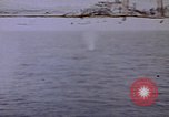 Image of explosion of mine Pacific Ocean, 1945, second 1 stock footage video 65675076099
