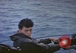 Image of explosion of mine Pacific Ocean, 1945, second 22 stock footage video 65675076099