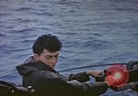 Image of explosion of mine Pacific Ocean, 1945, second 23 stock footage video 65675076099