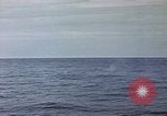 Image of explosion of mine Pacific Ocean, 1945, second 52 stock footage video 65675076099