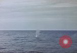 Image of explosion of mine Pacific Ocean, 1945, second 55 stock footage video 65675076099