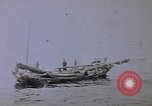 Image of Chinese junk Pacific Ocean, 1945, second 9 stock footage video 65675076106