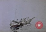 Image of Chinese junk Pacific Ocean, 1945, second 16 stock footage video 65675076106