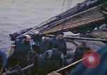Image of Chinese junk Pacific Ocean, 1945, second 32 stock footage video 65675076106