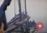 Image of Chinese junk Pacific Ocean, 1945, second 40 stock footage video 65675076106